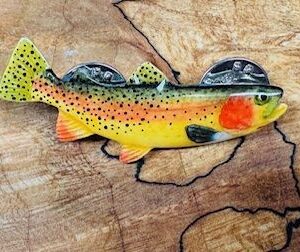 Vintage Cutthroat Trout Pin